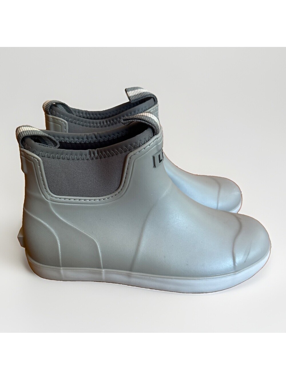 LFH Gray Waterproof Deck Ankle Boots Anti Slip Men’s 8